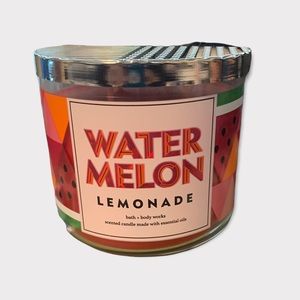Watermelon Lemonade Bath and Body Works 3 Wick Candle